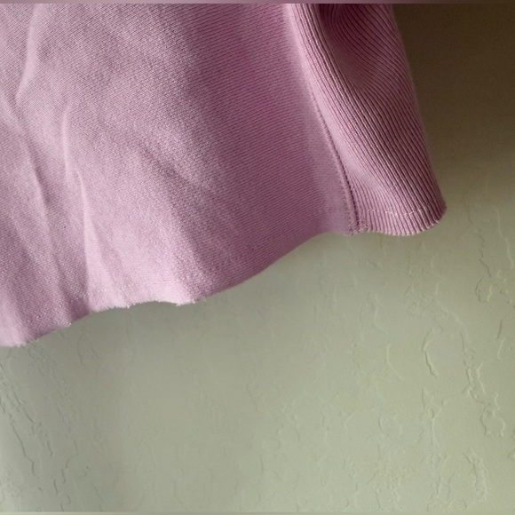 Champion|Light Pink cropped hoodie sweater,small logo•••Size LARGE, athleisure - Picture 8 of 13